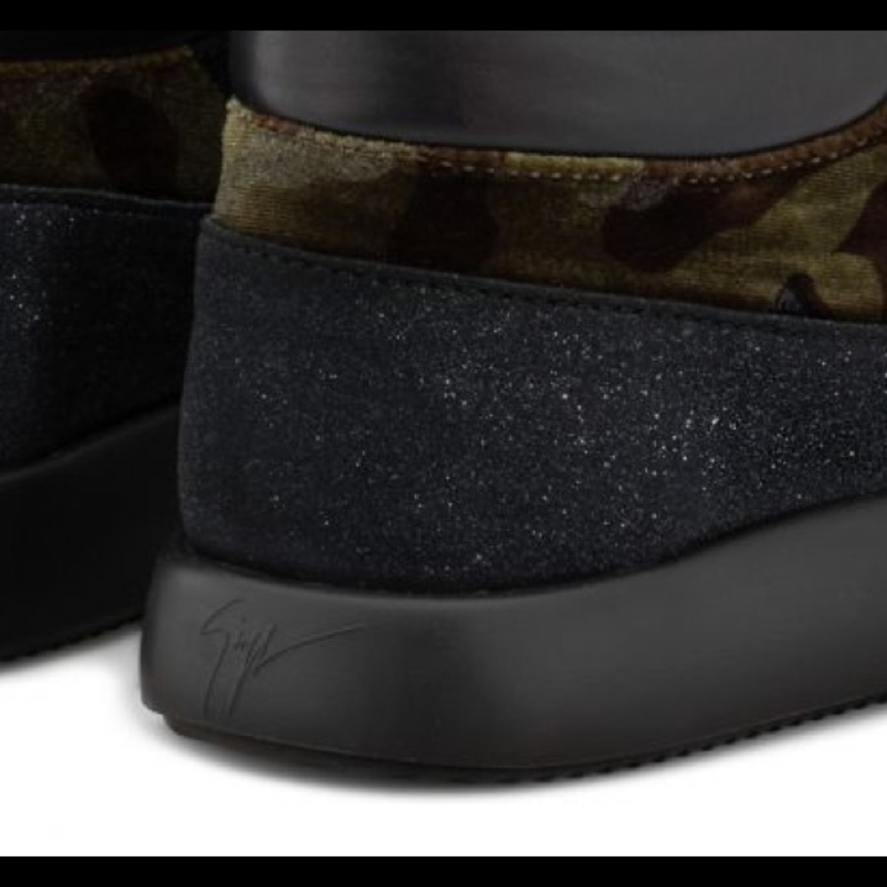 giuseppe zanotti BNIB camo accent trainers IT42 - Picture 6 of 8
